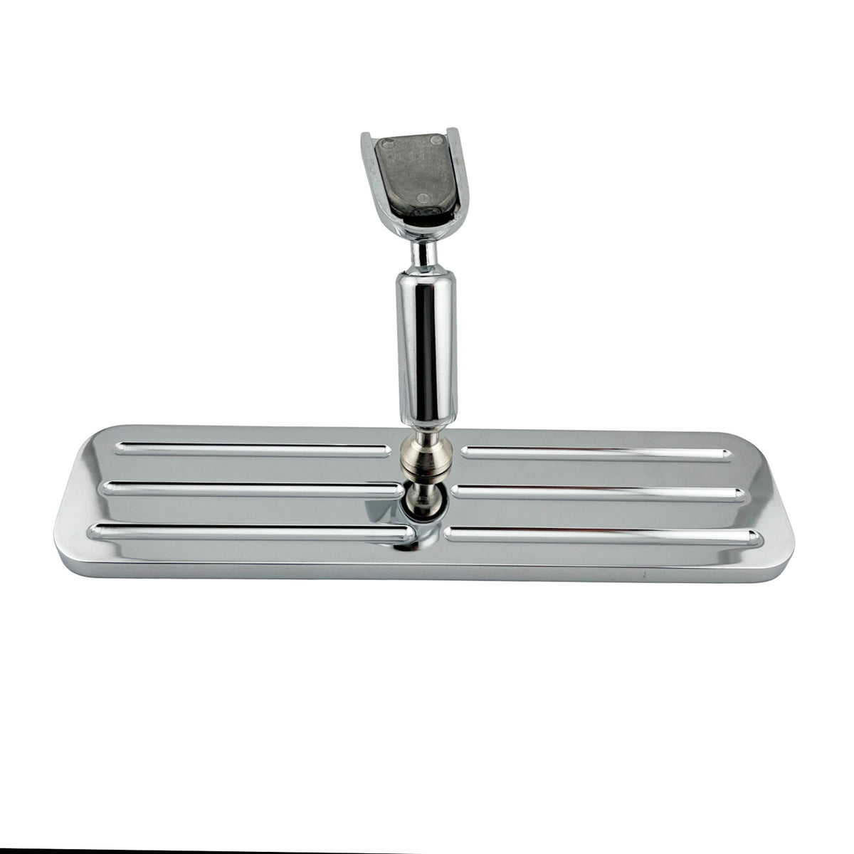 Caretti Slimline Rearview Mirror Chrome Billet Aluminium Rectangular Milled Hot Rod