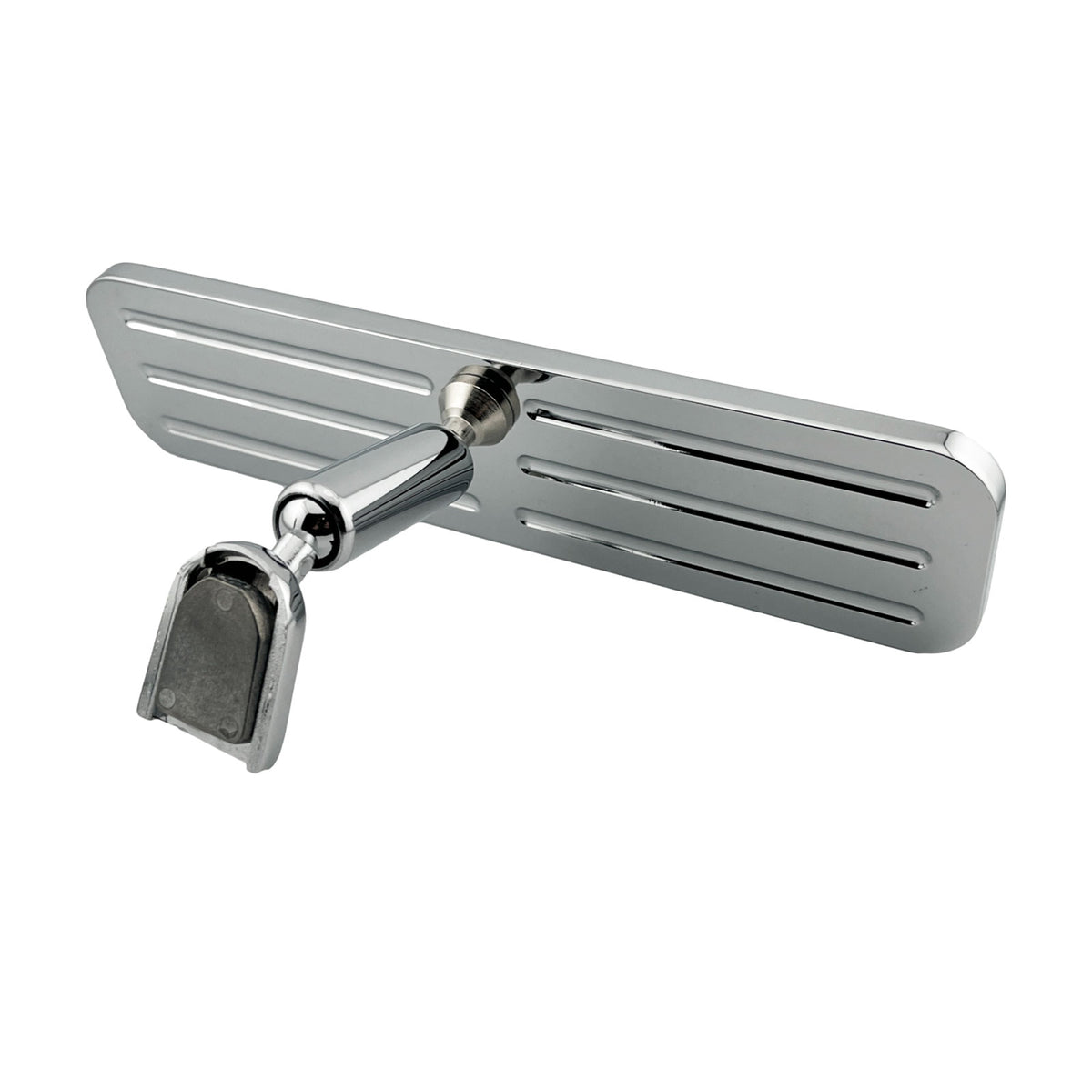 Caretti Slimline Rearview Mirror Chrome Billet Aluminium Rectangular Milled Hot Rod
