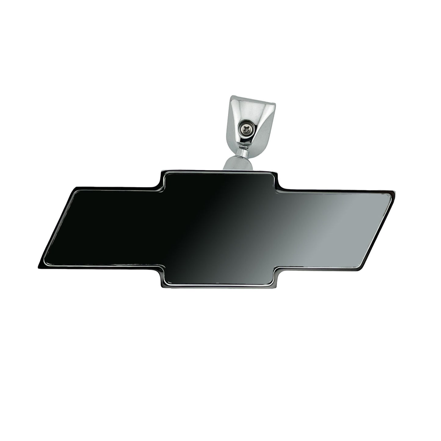 Caretti Chevy Bowtie Rearview Interior Mirror Chrome Milled Aluminium