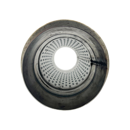 4" Inch Round Performance Muffler 409 Stainless Steel 6" Diameter 14" Long