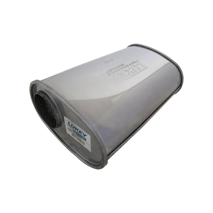 3" Performance Lukey Muffler Offset/Centre - 9" x 5" Oval, 14" Long, 430 SS