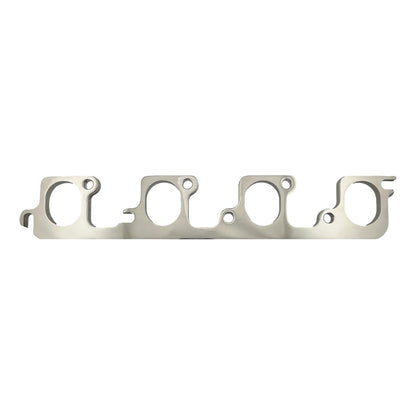 Ford 2V Cleveland 2" Oval Port Header Flange Polished 304 Stainless Steel - Pair