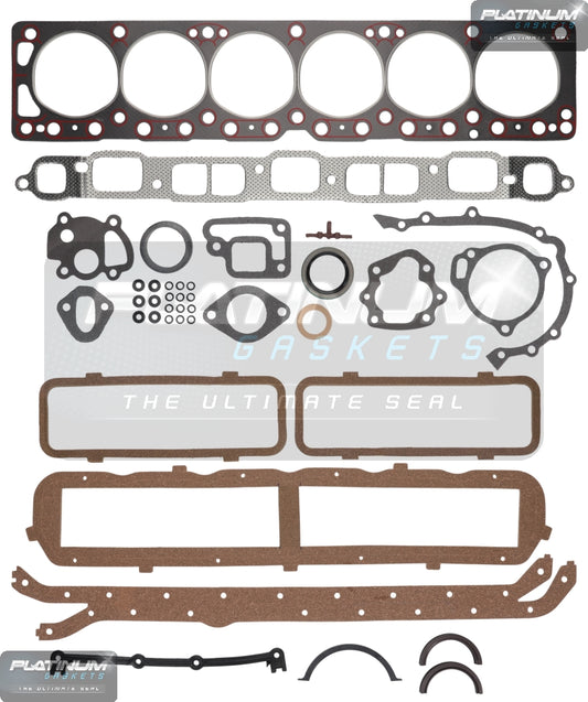 Holden 149 161 173 186 202 Full Gasket Set w Rear Main Seal Moulded