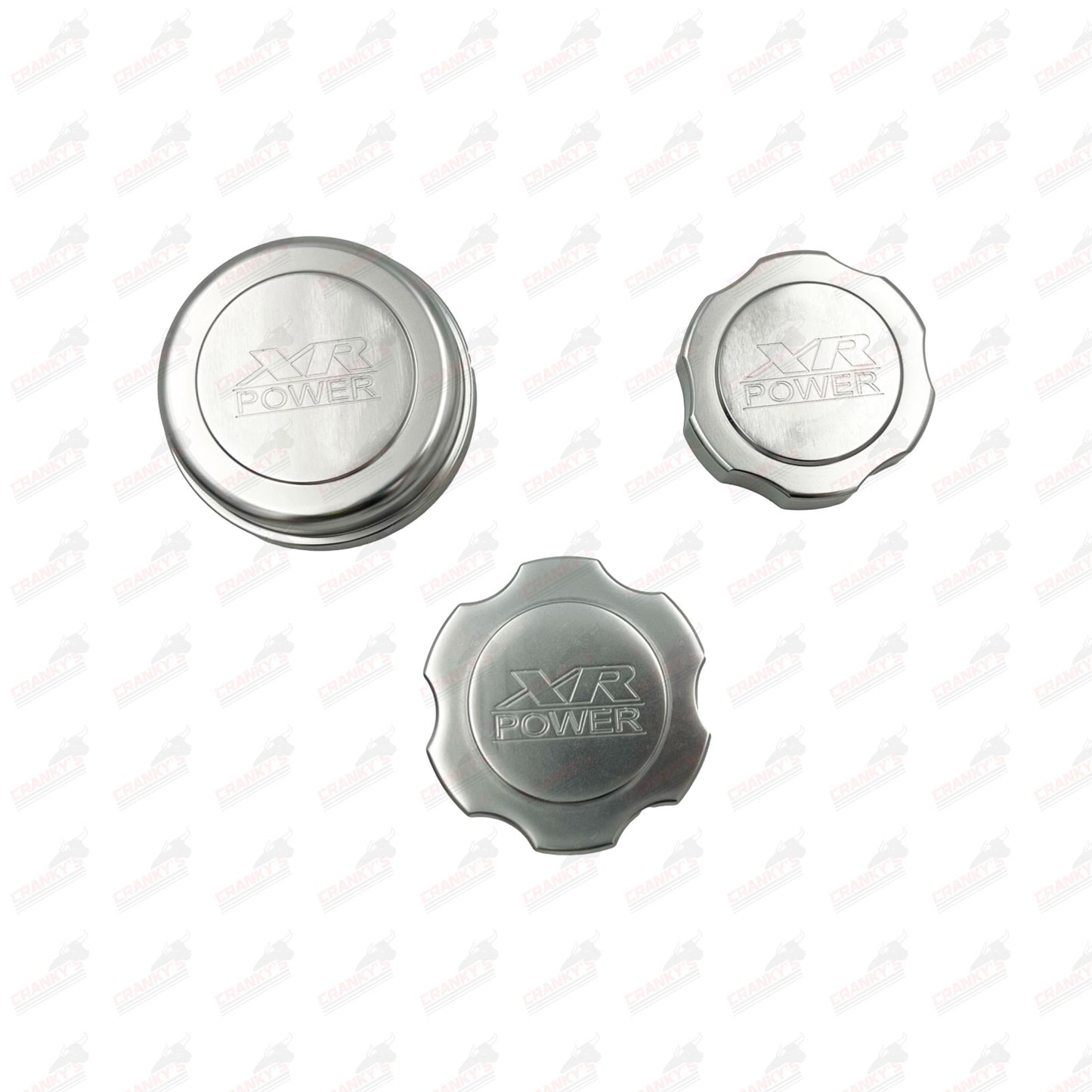 Ford BA/BF XR6 Six Piece Polished Aluminium Engine Dress-Up Kit Fuse ECU Coolant Caps