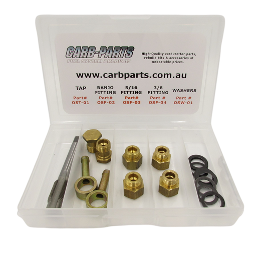 Holley Oversize Fuel Fitting Repair Kit OSF-01
