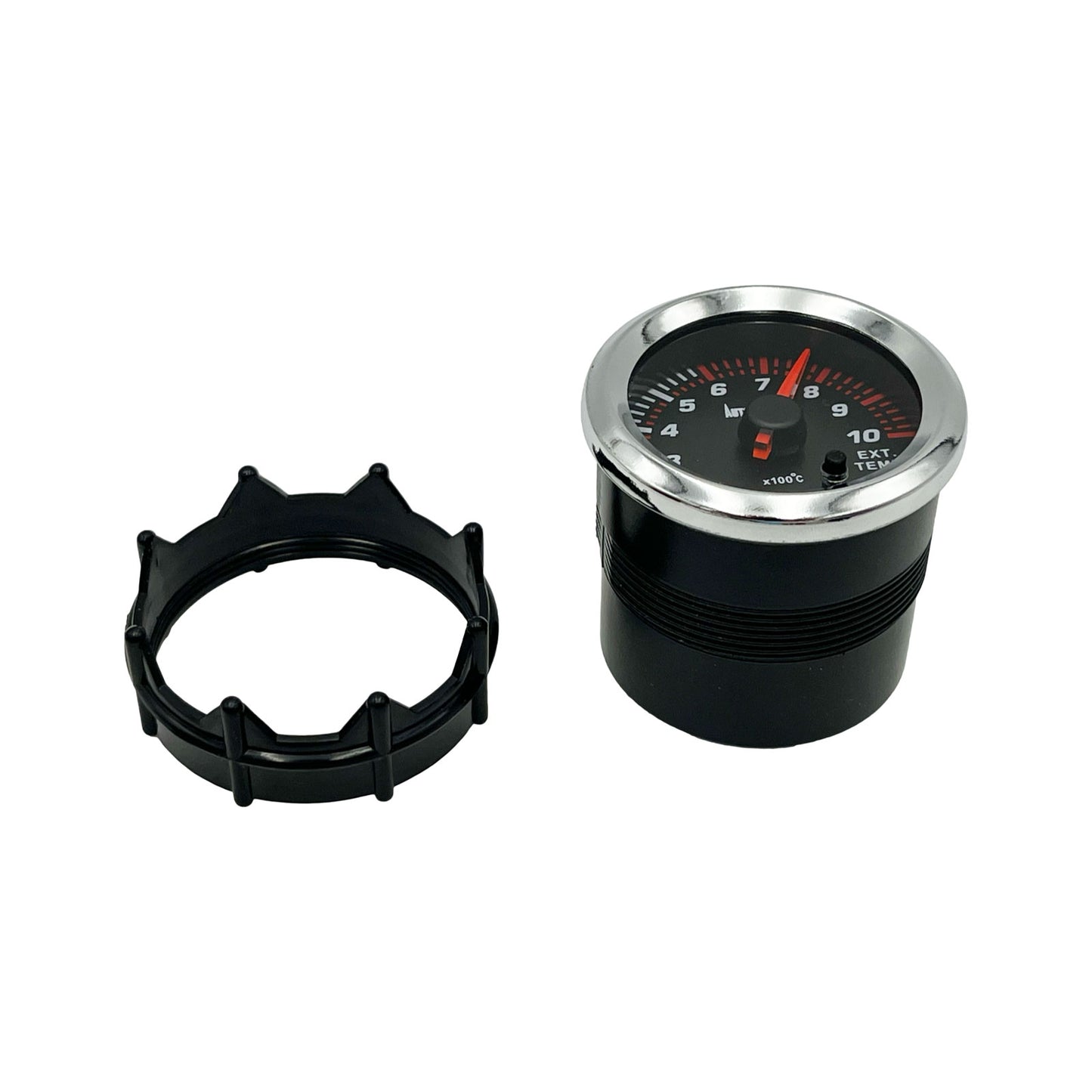 Autotecnica Turbo Diesel 2 Piece Electronic Gauge Kit - EGT Pyrometer & Boost Psi 2" 52mm
