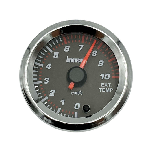 Autotecnica Exhaust Temp EGT Pyrometer Gauge 0–1000°C 52mm 2" Black G6149G7