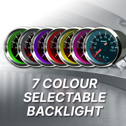 Autotecnica Turbo Diesel 2 Piece Electronic Gauge Kit - EGT Pyrometer & Boost Psi 2" 52mm