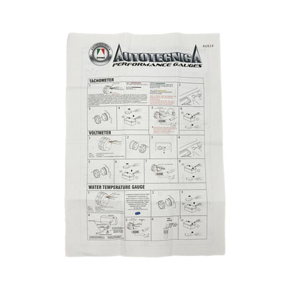 Autotecnica Turbo Diesel 2 Piece Electronic Gauge Kit - EGT Pyrometer & Boost Psi 2" 52mm