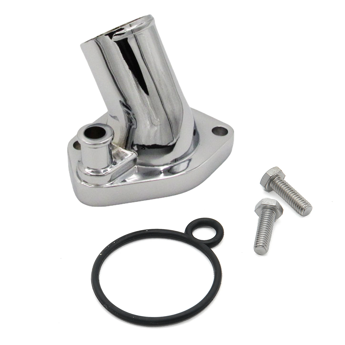 GASO Thermostat Housing Ford Windsor 221 260 289 302 351W Chrome 1962-1978