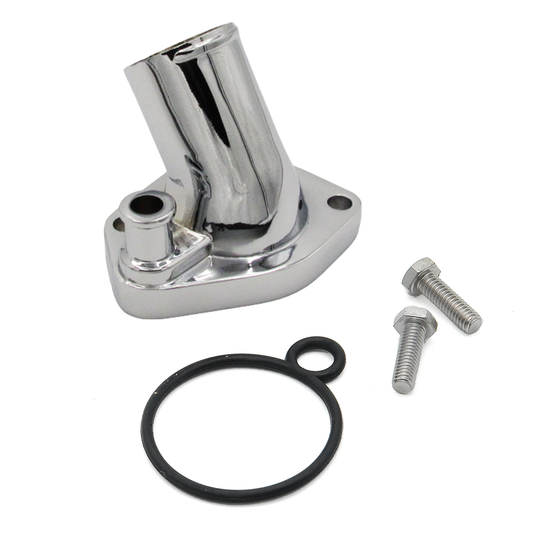 GASO Thermostat Housing Ford Windsor 221 260 289 302 351W Chrome 1962-1978