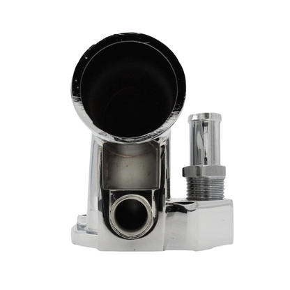 GASO Thermostat Housing Ford Windsor 302W & 351W Chrome Water Neck 1979–1997