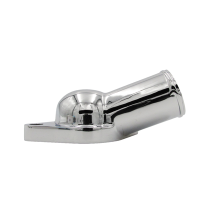 GASO Thermostat Housing Late SBC BBC Chrome Die-cast 1966–1975 Chevrolet V8