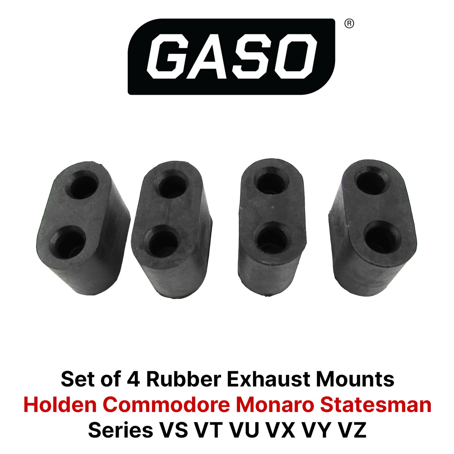 Holden Commodore Statesman VS VT VU VX VY VZ Exhaust Hanger Rubber Mount 4pcs
