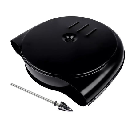 Retro Cadillac / Oldsmobile 'Batwing' Full Scale Black Air Cleaner Assembly 5-1/8" Neck