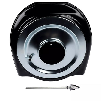 Retro Cadillac / Oldsmobile 'Batwing' Full Scale Black Air Cleaner Assembly 5-1/8" Neck