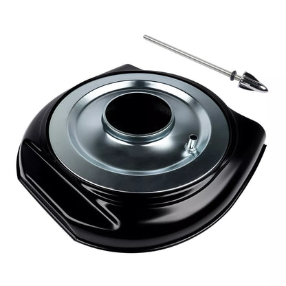 Retro Cadillac / Oldsmobile 'Batwing' Full Scale Black Air Cleaner Assembly 5-1/8" Neck