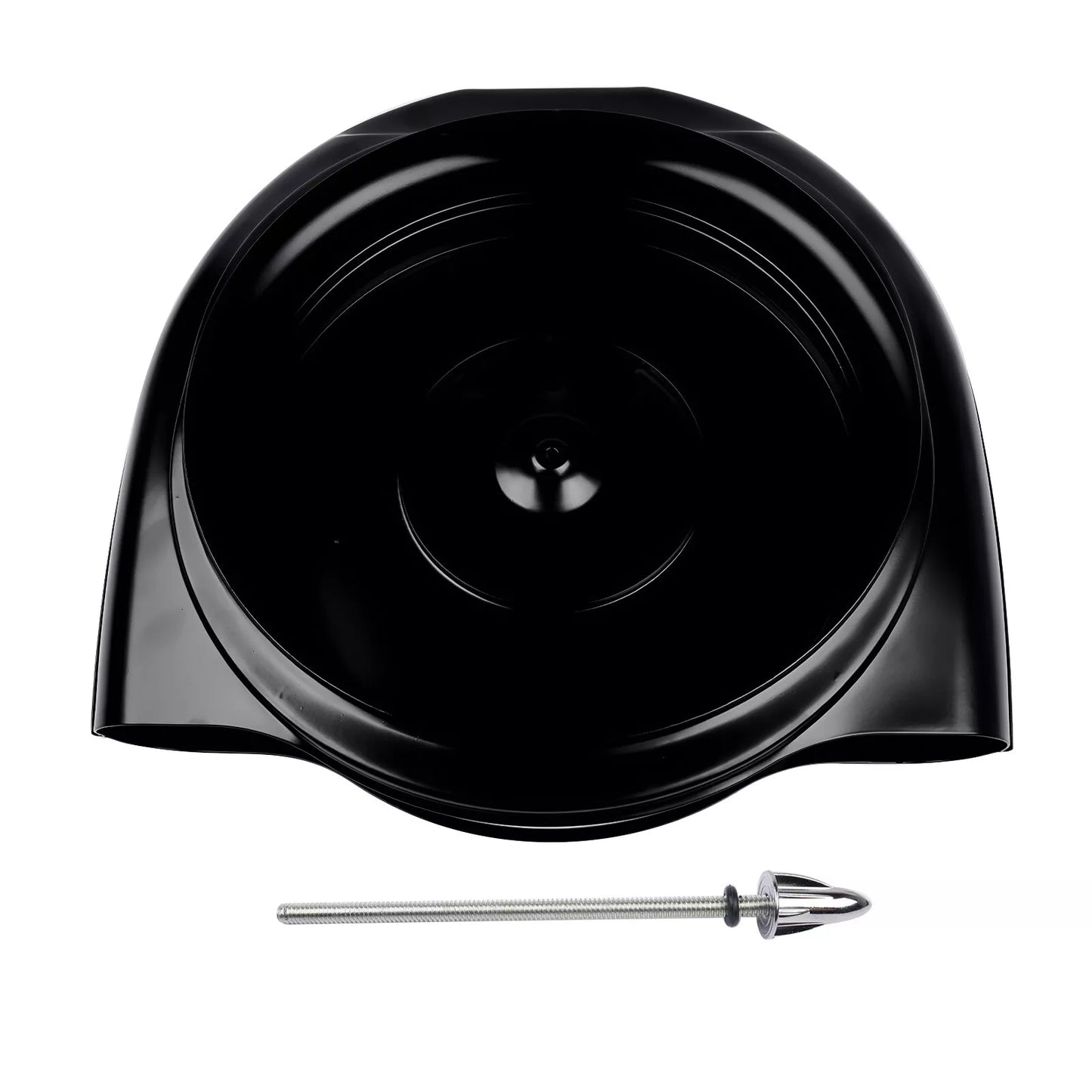 Retro Cadillac / Oldsmobile 'Batwing' Full Scale Black Air Cleaner Assembly 5-1/8" Neck