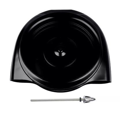 Retro Cadillac / Oldsmobile 'Batwing' Full Scale Black Air Cleaner Assembly 5-1/8" Neck