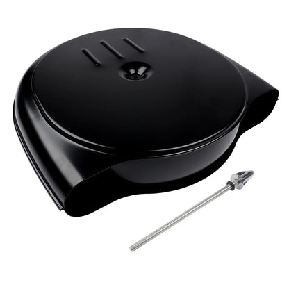 Retro Cadillac / Oldsmobile 'Batwing' Full Scale Black Air Cleaner Assembly 5-1/8" Neck