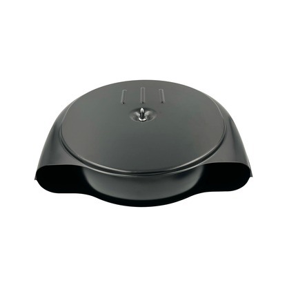 Retro Cadillac / Oldsmobile 'Batwing' Full Scale Black Air Cleaner Assembly 5-1/8" Neck