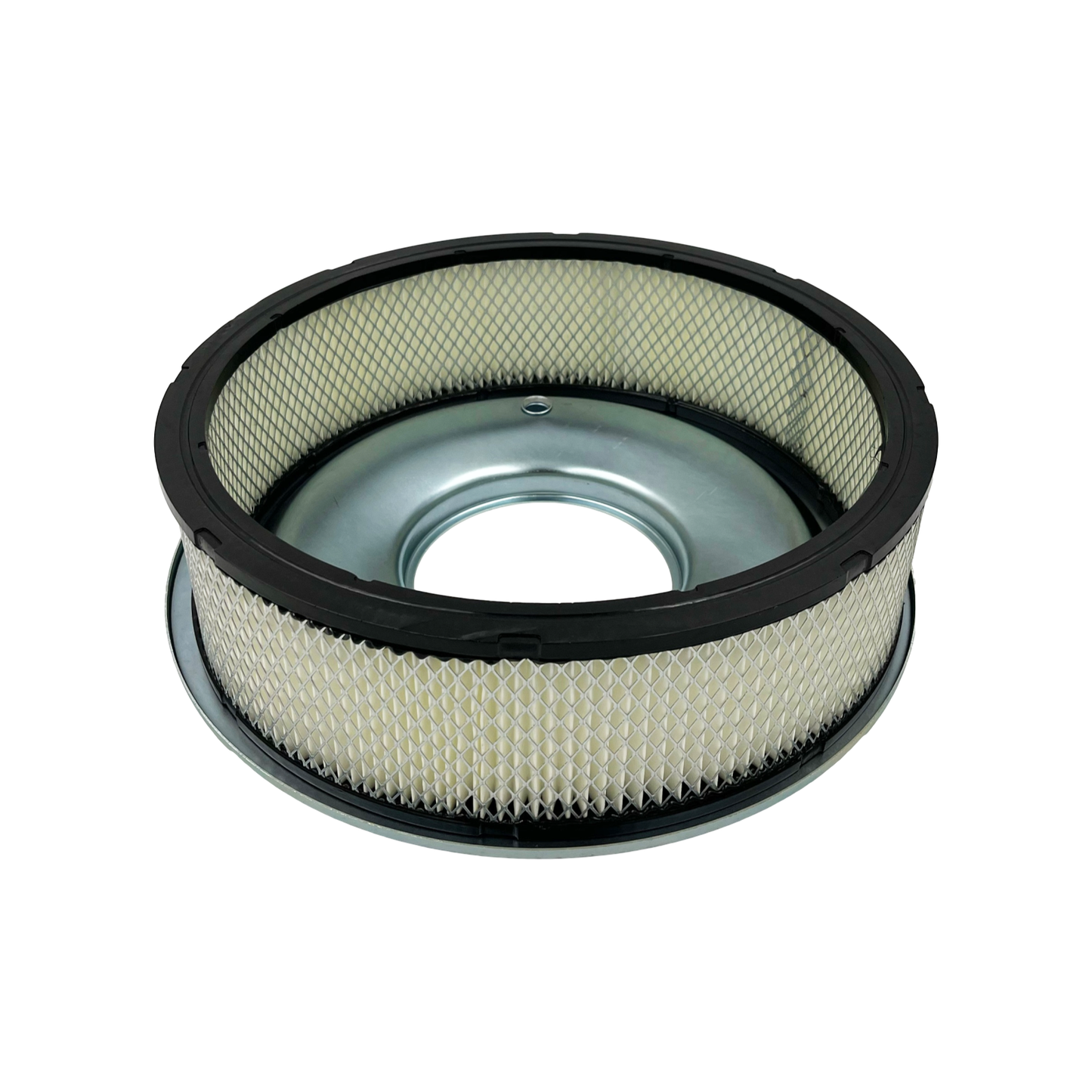 Retro Cadillac / Oldsmobile 'Batwing' Full Scale Black Air Cleaner Assembly 5-1/8" Neck