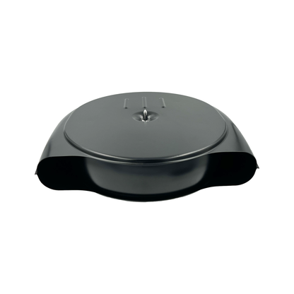 Retro Cadillac / Oldsmobile 'Batwing' Full Scale Black Air Cleaner Assembly 5-1/8" Neck
