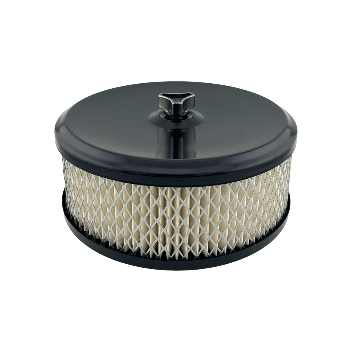 GASO 6-3/8" x 2" Inch Black Air Cleaner with 2-5/16" Stromberg Carburettor Holden 6