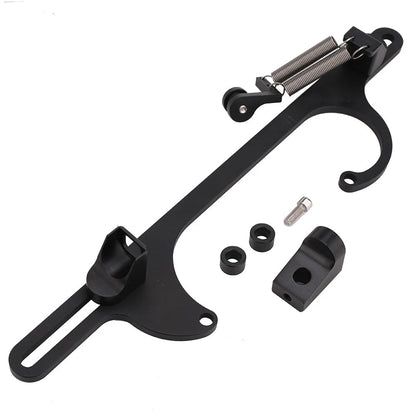 Black Throttle Cable Bracket suits Holley 650 750 Carburettor 4150 4160 Double Pumper