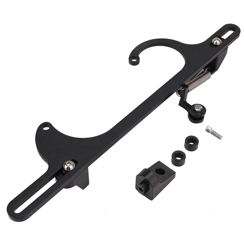 Black Throttle Cable Bracket suits Holley 650 750 Carburettor 4150 4160 Double Pumper