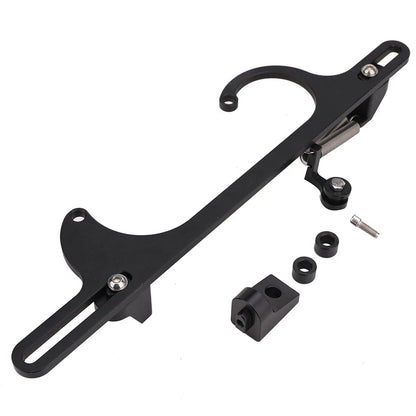 Black Throttle Cable Bracket suits Holley 650 750 Carburettor 4150 4160 Double Pumper