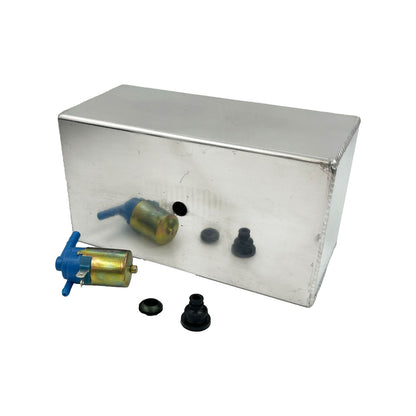 Polished Windscreen Washer Tank & Pump Holden 6 & V8 HQ HJ HX HZ Torana LC LJ LX