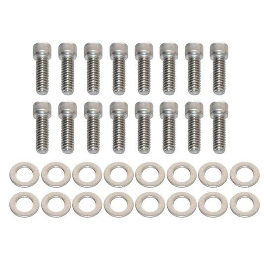 Valve Cover Bolts for Ford Windsor Cleveland V8 Set of 16, 304 Stainless Steel Socket Head