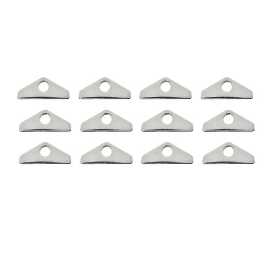 Chrome Valve Cover Hold Down Tabs 1-1/2" Oil Leak Stopper 12pcs