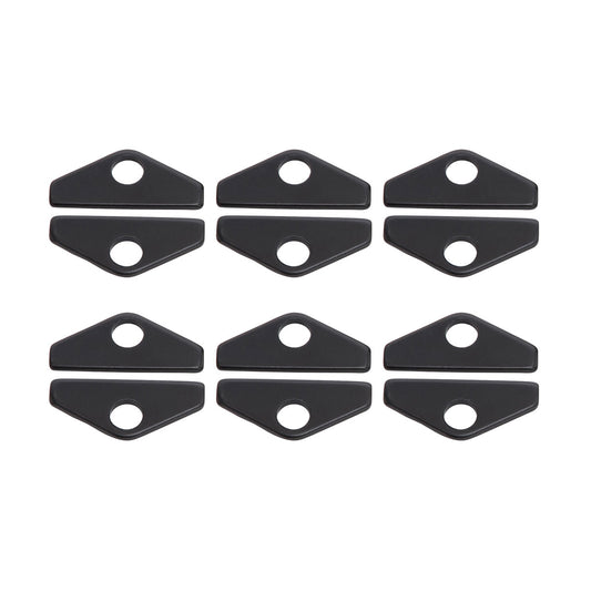Black Valve Cover Hold Down Tabs 1-1/2" Oil Leak Stopper 12pcs