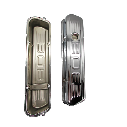 GASO Chrome Valve Covers with Holden 308 Emblem (Tall Rocker Covers)