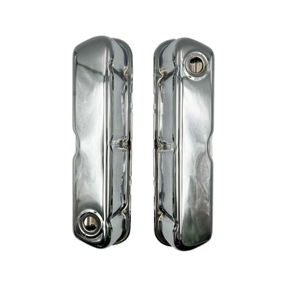 Chrome Valve Covers Ford Windsor V8 260 289 302 351 Baffled OEM Height