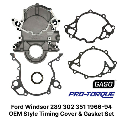 Ford Windsor 302 351 Aluminium Timing Cover - Suits 1966-1994