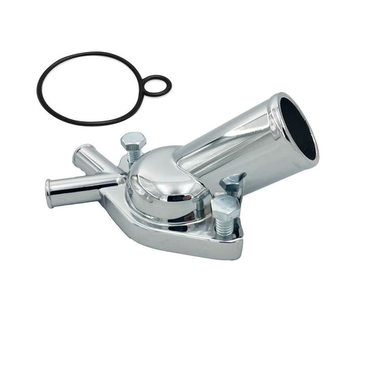GASO Holden V8 253-308 Chrome Thermostat Housing Twin Outlet H Series, Torana