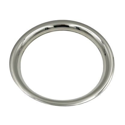 16" Inch Trim Beauty Rings Polished Stainless Steel Universal Fit - Set of 4