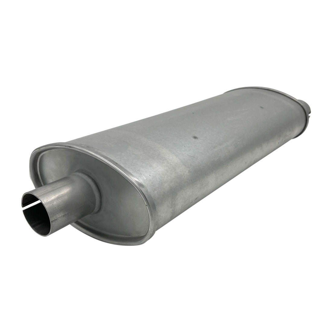 GASO Oval Muffler  2" Inch ID Offset/Centre 8" x 4" x 18" - Triple Flow