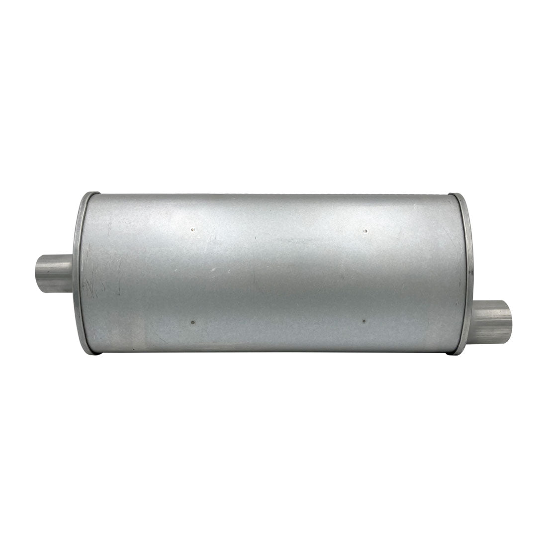 GASO Oval Muffler  2" Inch ID Offset/Centre 8" x 4" x 18" - Triple Flow