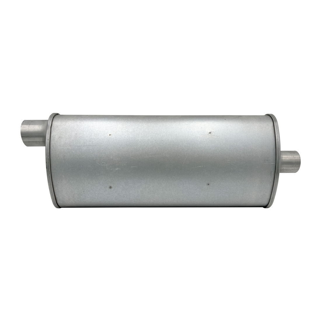 GASO Oval Muffler  2" Inch ID Offset/Centre 8" x 4" x 18" - Triple Flow