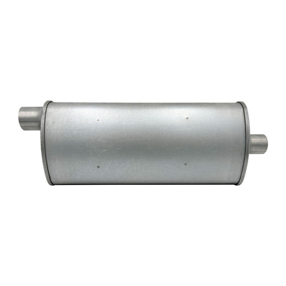 GASO Oval Muffler  2" Inch ID Offset/Centre 8" x 4" x 18" - Triple Flow