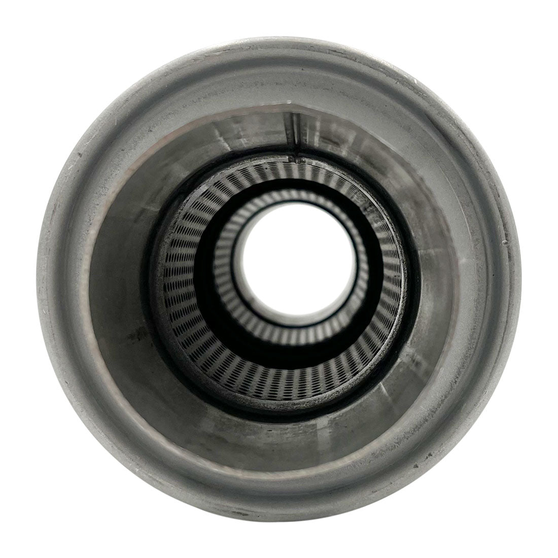 GASO Round Muffler 3" Inch ID Centre/Centre 5" Diam x 12" - Straight Through Chambered
