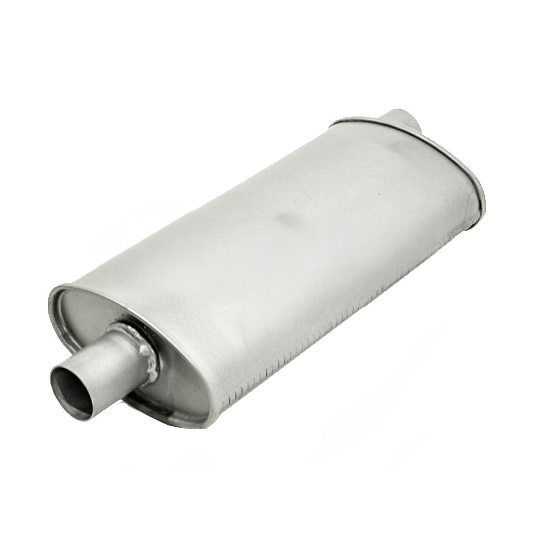 GASO Oval Muffler 2" Inch ID Offset/Centre 8" x 4" x 16" - Straight Through (Glass Packed)