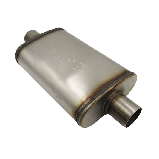 Performance 2.5" Sports Muffler Centre/Centre 409 Stainless Steel