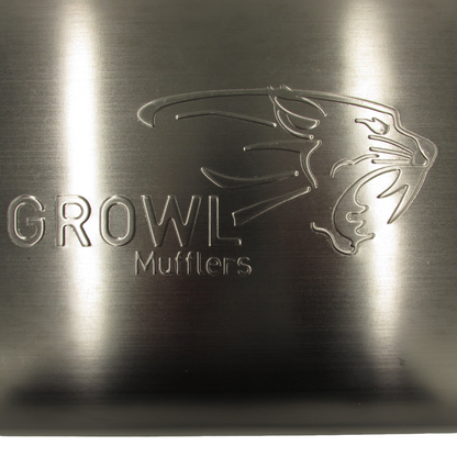 Performance 2.5" Sports Muffler Centre/Centre 409 Stainless Steel