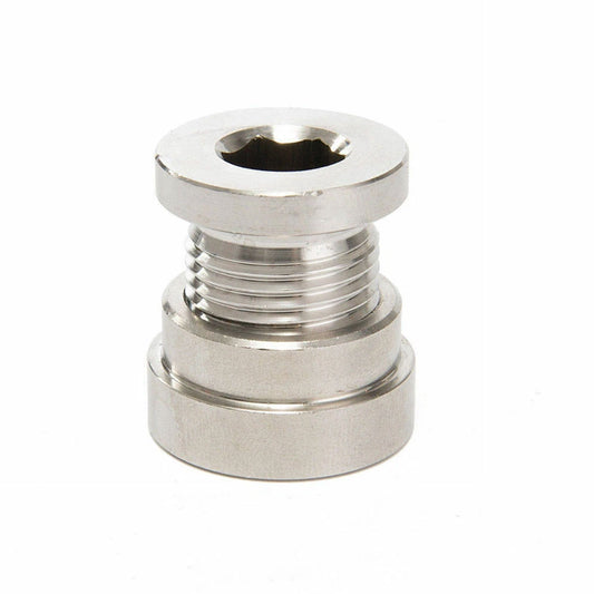 18mm O2 Oxygen Sensor Boss Bung and Plug, M18 x 1.5 Thread, Weld-On Universal Fit