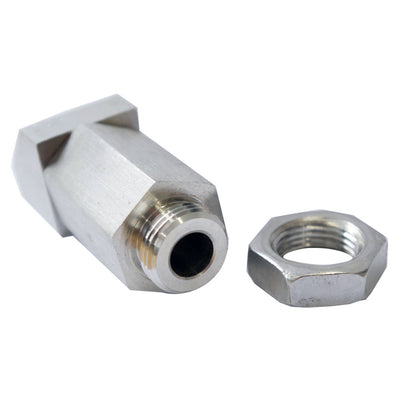O2 Oxygen Sensor Spacer Adapter CEL Fix, M18 x 1.5 Threaded Extender 45 Degree